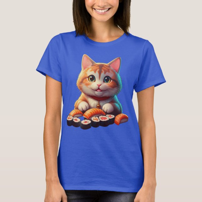 Camiseta Sushi Cat (Frente)