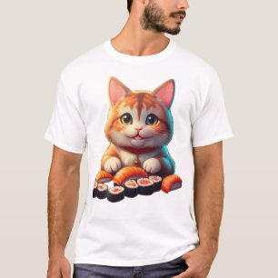 Camiseta Sushi Cat