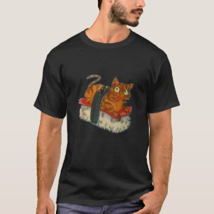Camiseta Sushi Cat Foodie Kawaii Anime Lover Louco