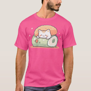 Camiseta Sushi Cat Kawaii