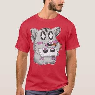 Camiseta Sushi Cat Kawaii Manga Anime Japão Gráfico Harajuk