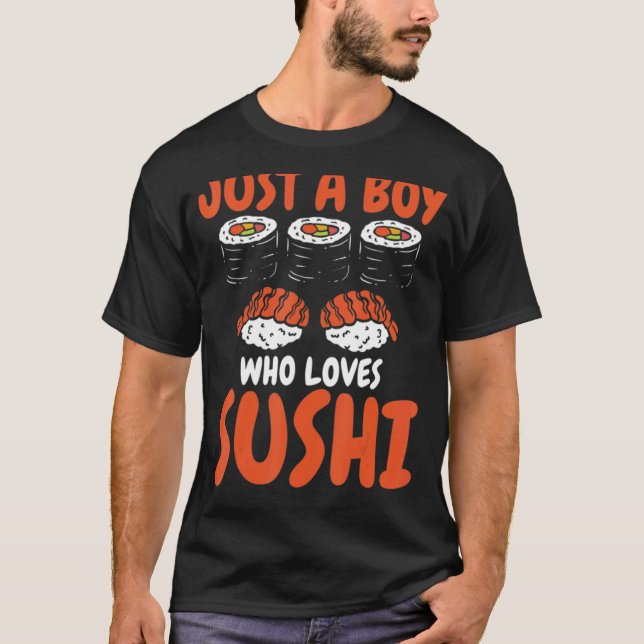 Camiseta Sushi - Comida Japonesa Sushi (Frente)