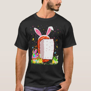Camiseta Sushi Comida rápida e Páscoa de Caça de Ovo Bunny