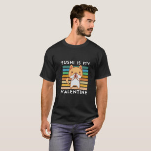 Camiseta Sushi é meu namorados, uma tigela de sushi de hawa