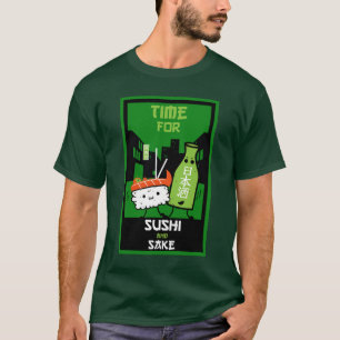 Camiseta Sushi E Sake Foodies