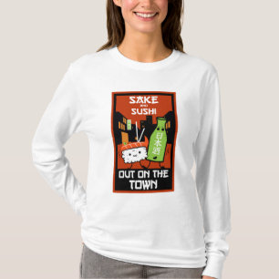 Camiseta Sushi E Sake Foodies