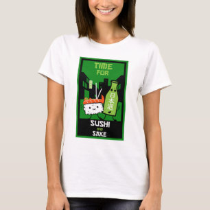 Camiseta Sushi E Sake Foodies