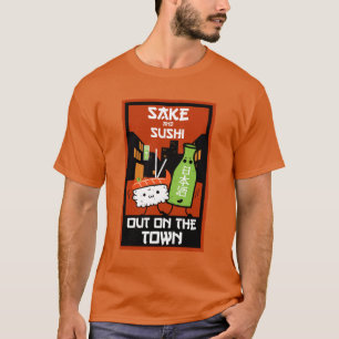 Camiseta Sushi E Sake Foodies