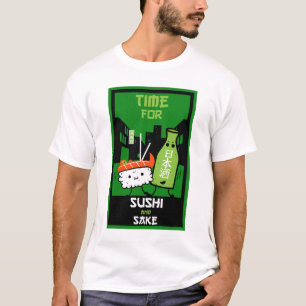Camiseta Sushi E Sake Foodies
