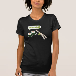 Camiseta sushi e wasabi