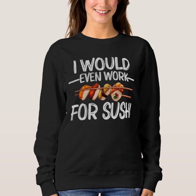 Camiseta Sushi For Men Women Sushi Roll Vinegared Rice (Frente)