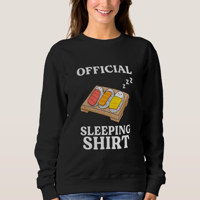Camiseta Sushi late sleepers morning grouch (Frente)