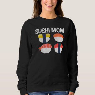 Camiseta Sushi Legal Para A Mãe Japonesa Sashimi Frutos Do