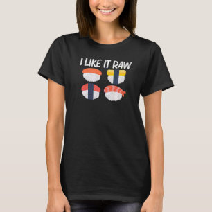 Camiseta Sushi Legal Para Homens Mulheres Sashimi Japonês F