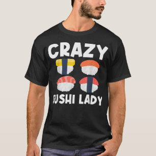 Camiseta Sushi legal Para Mulheres Mãe Frutos De Sashimi Ja