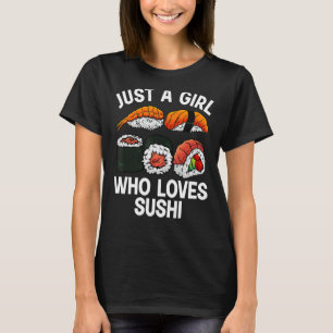 Camiseta Sushi legal Para Mulheres Meninas Adolescentes Sus