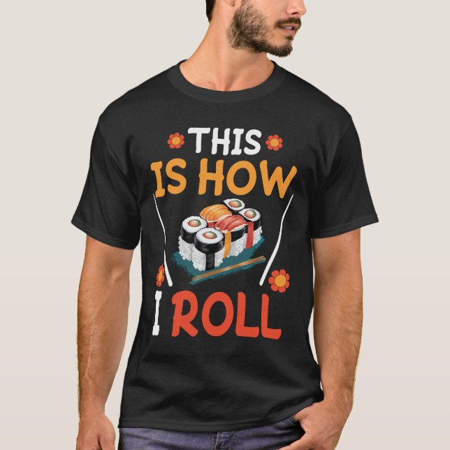Camiseta Sushi / Maki é assim que eu faço (Frente)
