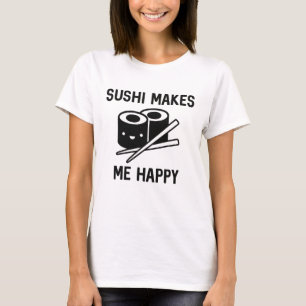 Camiseta Sushi Me Faz Feliz
