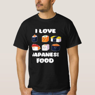 Camiseta Sushi Noodles Anime Manga Funny Japan Otaku Outfit