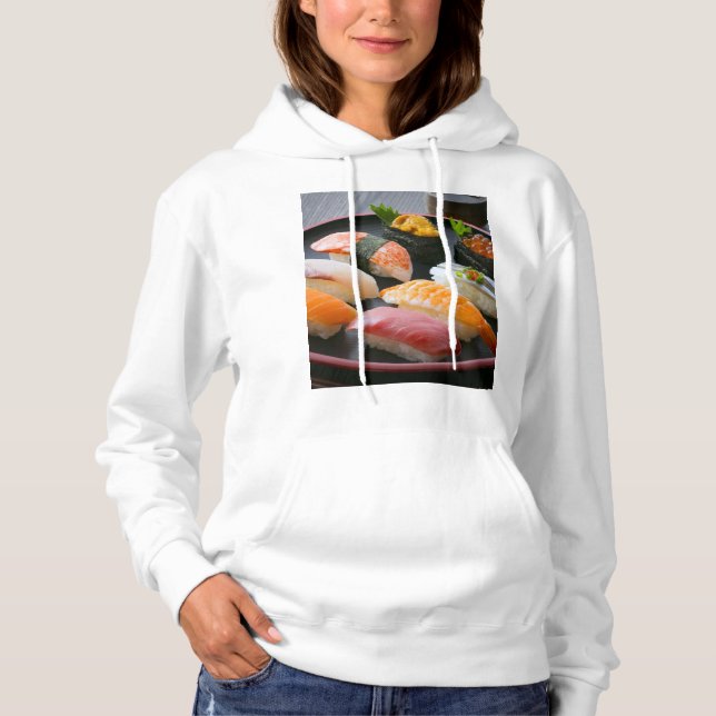 Camiseta Sushi Platter Hoodie (Frente)
