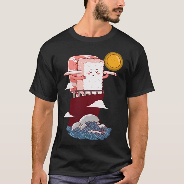 Camiseta Sushi Romântico (Frente)