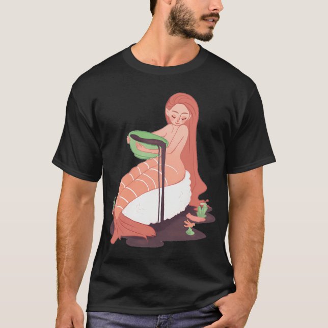 Camiseta Sushi Sereia (Frente)