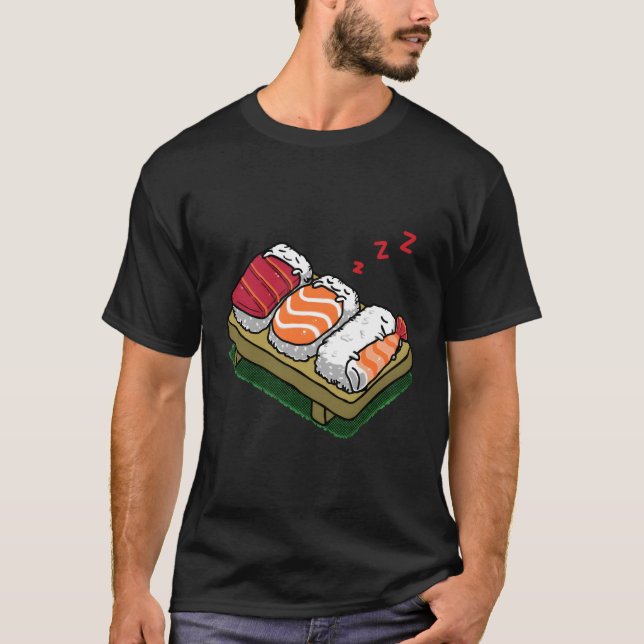 Camiseta Sushi Sleepy Sushi (Frente)