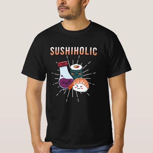 Camiseta Sushi Sushiholic (Frente)