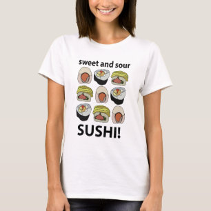 Camiseta Sushi Sweet e Sour Sushi