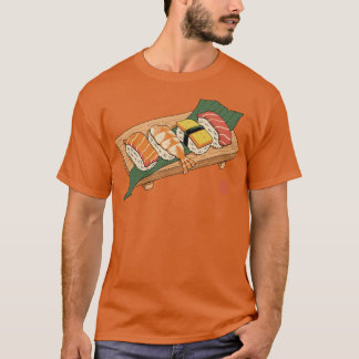 Camiseta Sushi Ukiyoe