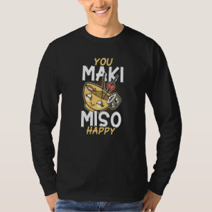 Camiseta Sushi Você Maki Miso Happy Sushi