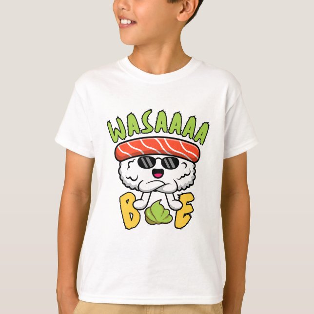 Camiseta Sushi Wasabi Comida Pun Funny Legal (Frente)