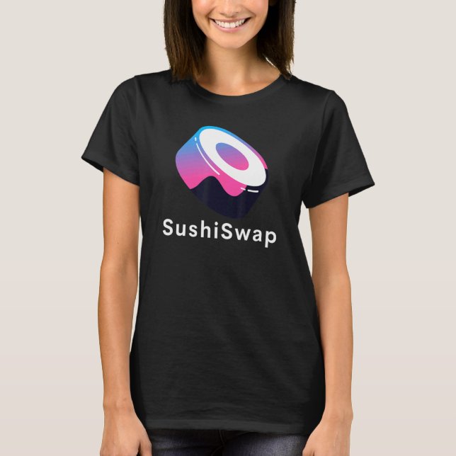 Camiseta Sushiswap Token Crypto Eethum Dex Defi Sushi (Frente)