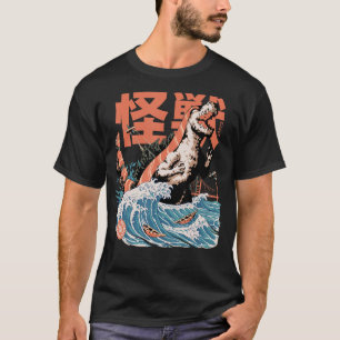 Camiseta Sushizilla Sushi Monster Comida Japonesa Kaiju Sus