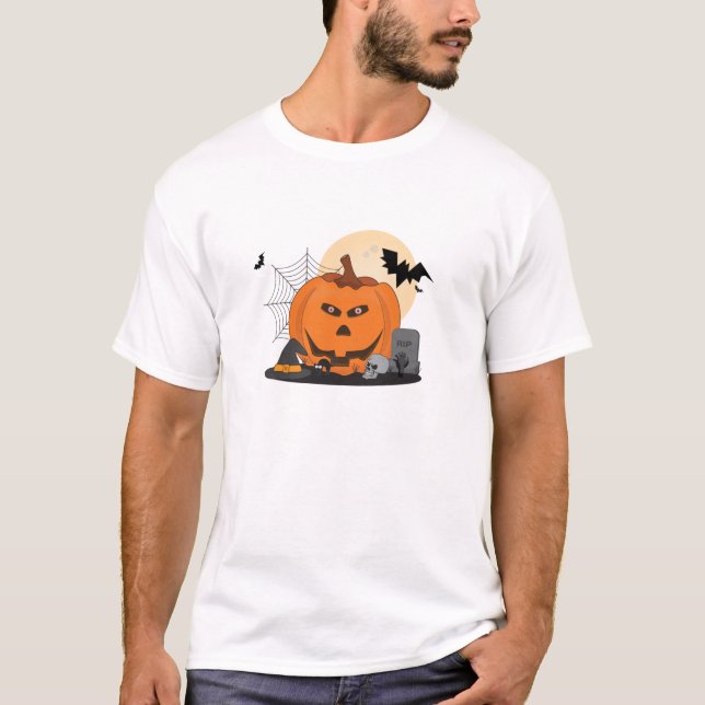 Camiseta Suspeitos Habituais de Halloween (Frente)