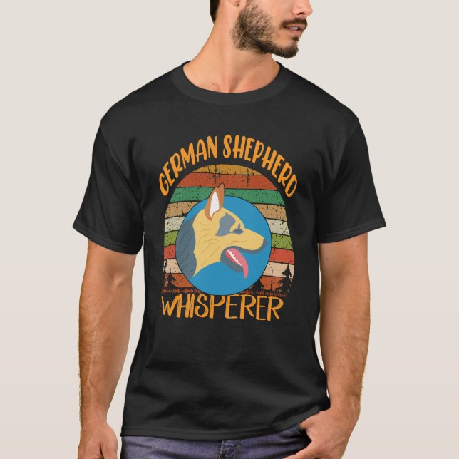 Camiseta Suspensão de German shepherd 16 (Frente)