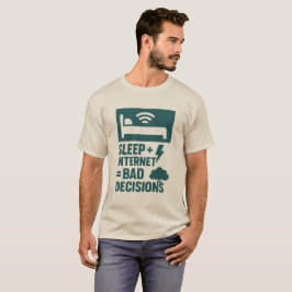 Camiseta Suspensão + Internet = Decisões Incorretas