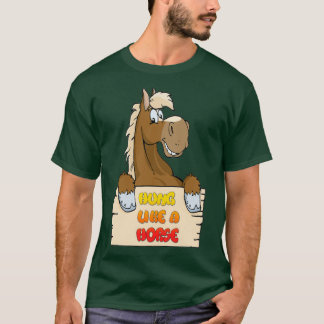 Camiseta Suspenso Como Um Cavalo 1