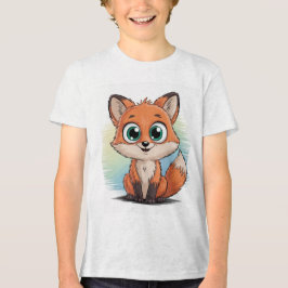 Camiseta Süßer Fuchs Cartoon | Niedliche Tier Illustration 