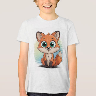 Camiseta Süßer Fuchs Cartoon | Niedliche Tier Illustration 