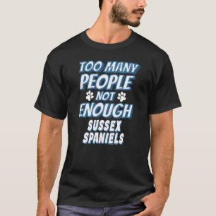 Camiseta Sussex Spaniel Brejou Cão Proprietário Antisocial 
