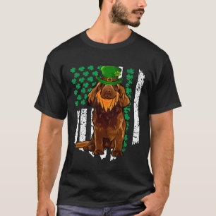 Camiseta Sussex Spaniel Dia de São Patrício Irish American 