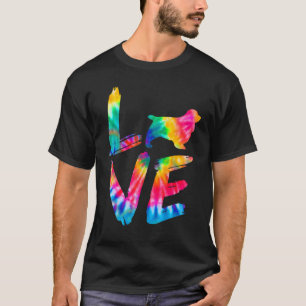 Camiseta Sussex Spaniel Tie Dye Amor Cachorro Mãe Pai