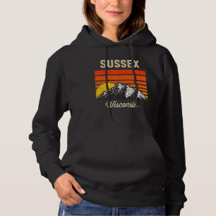 Camiseta Sussex Wisconsin Retro City State Usa