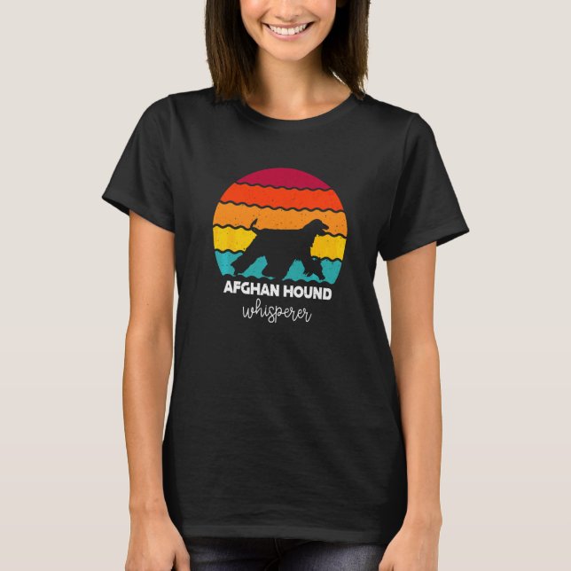 Camiseta Sussurrador de Afghan Hound (Frente)