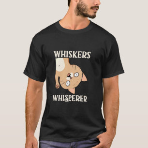 Camiseta SUSSURRADOR DE BIGODES - Dono de Gato Divertido Am
