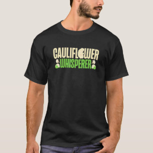 Camiseta Sussurrador de Couve-Flor Agricultor Vegetariano d