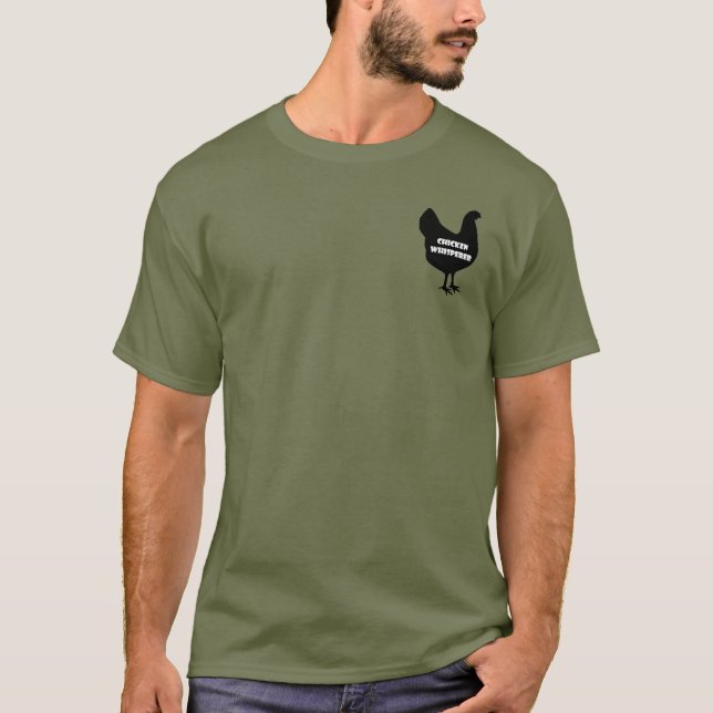 Camiseta Sussurrador de frango (Frente)