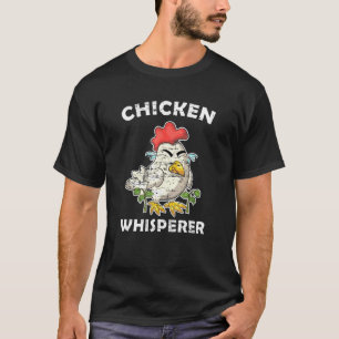 Camiseta Sussurrador de Frango Fazendeiro de Galo Frango