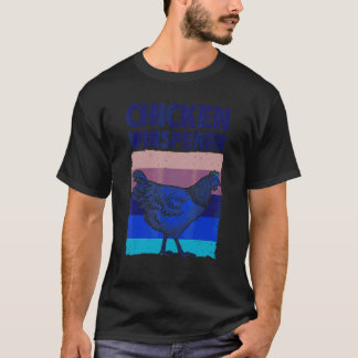 Camiseta Sussurrador de Frango Fofo para Homens Mulheres Fa